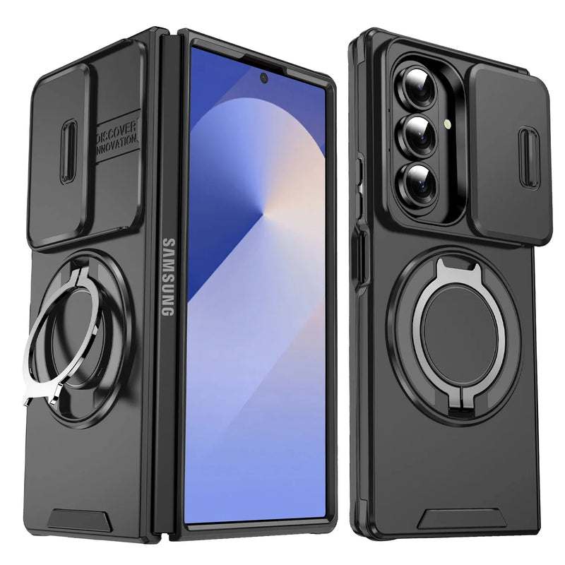 MagShield Fold Camera Cover MagSafe Kickstand Galaxy Z Fold 6 Black
