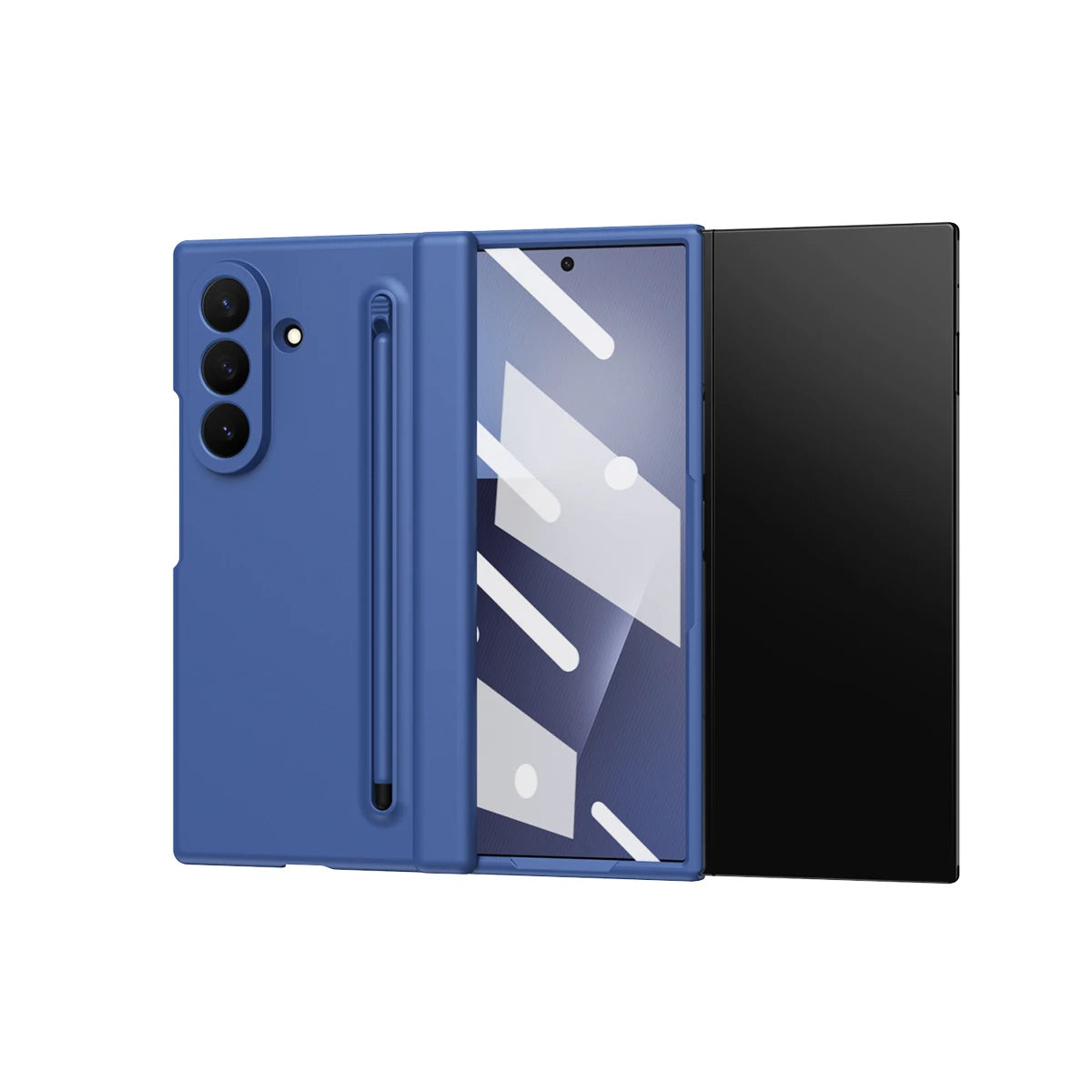 Samsung Galaxy Z TriFold Skin-Feel Case with Stand & Pen Slot