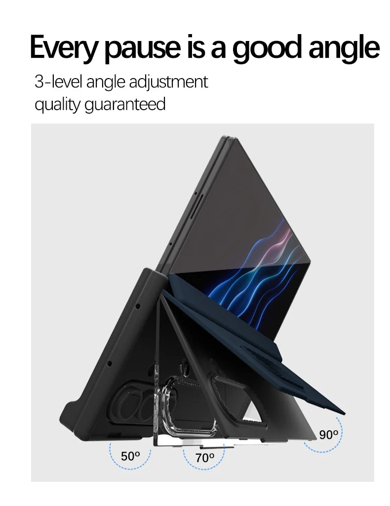 Samsung Galaxy Z TriFold Flip Case with Stand & Card Slots