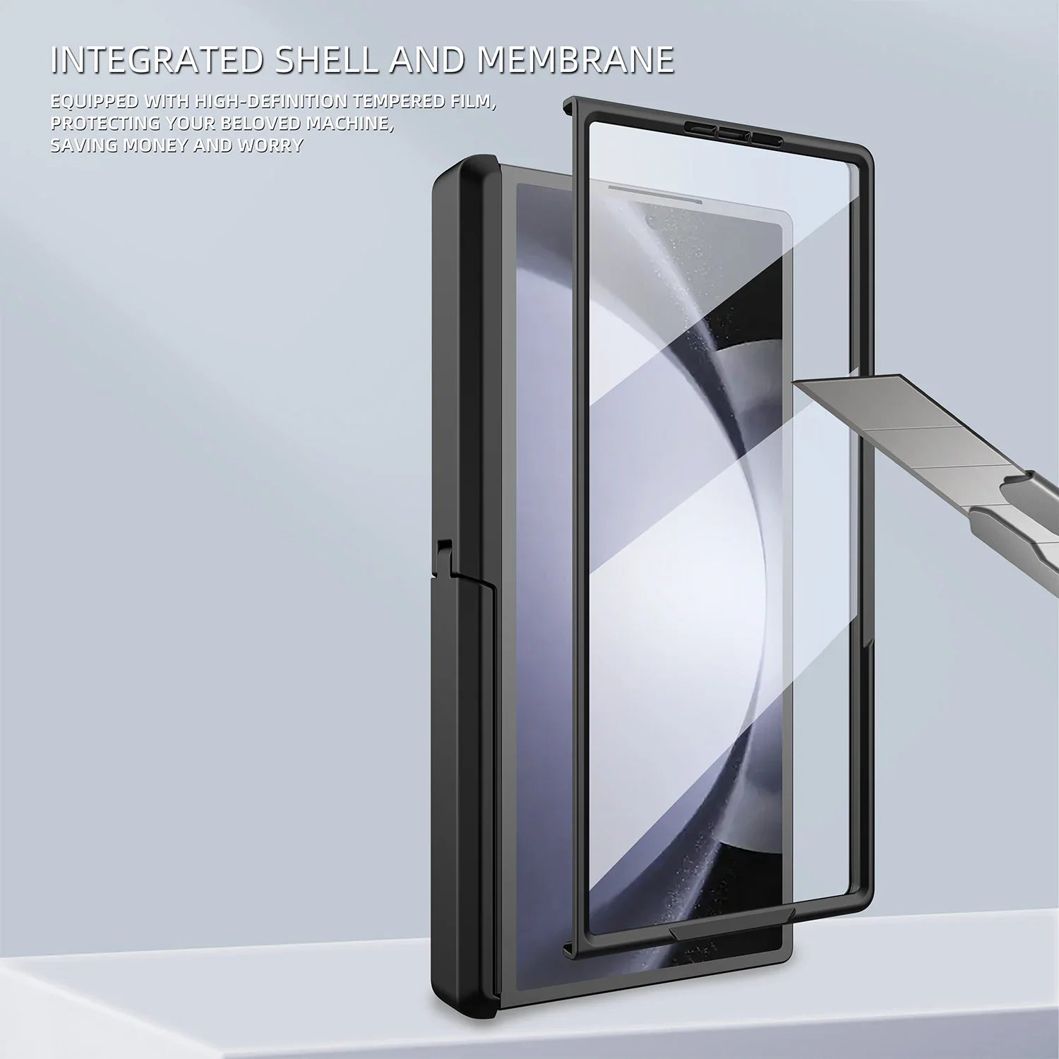 Full Protective Case with Invisible Bracket For Samsung Z Fold 6