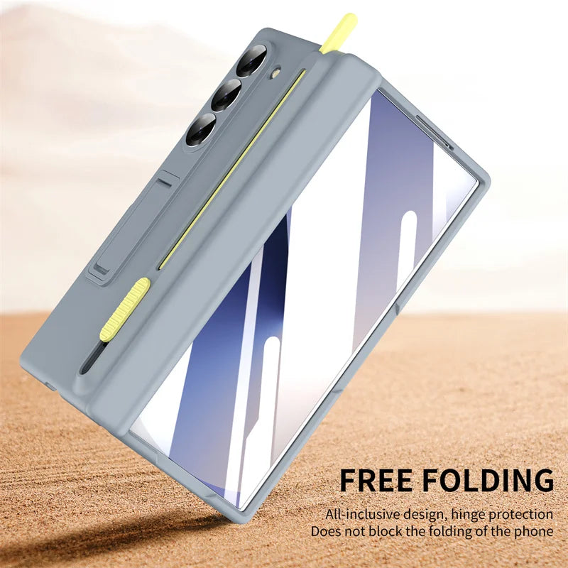 Magnetic Hinge Case with S Pen Slot for Galaxy Z Fold Series