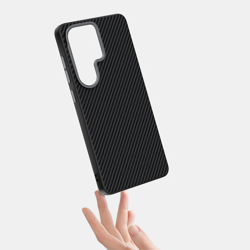 Samsung Galaxy S26 Ultra MagSafe Carbon Fiber Case – Green Texture Cover