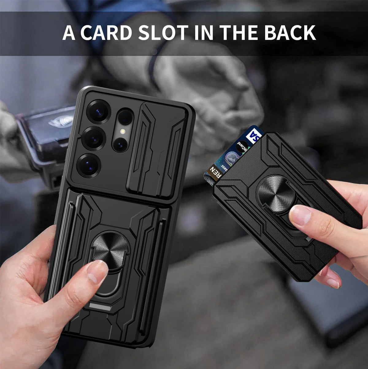 Samsung Galaxy S26 Ultra Card Slot Case – Protective Back Cover - Odin case