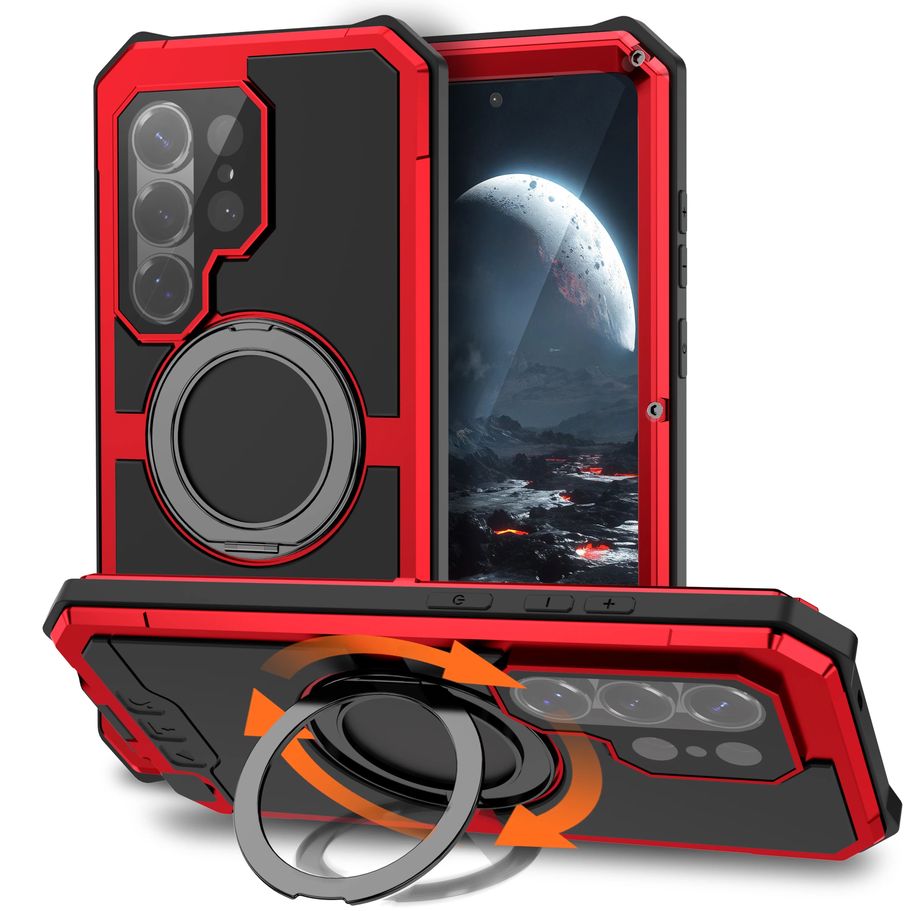 Samsung Galaxy S26 Ultra Metal Frame MagSafe Case – Aluminum Bracket Cover