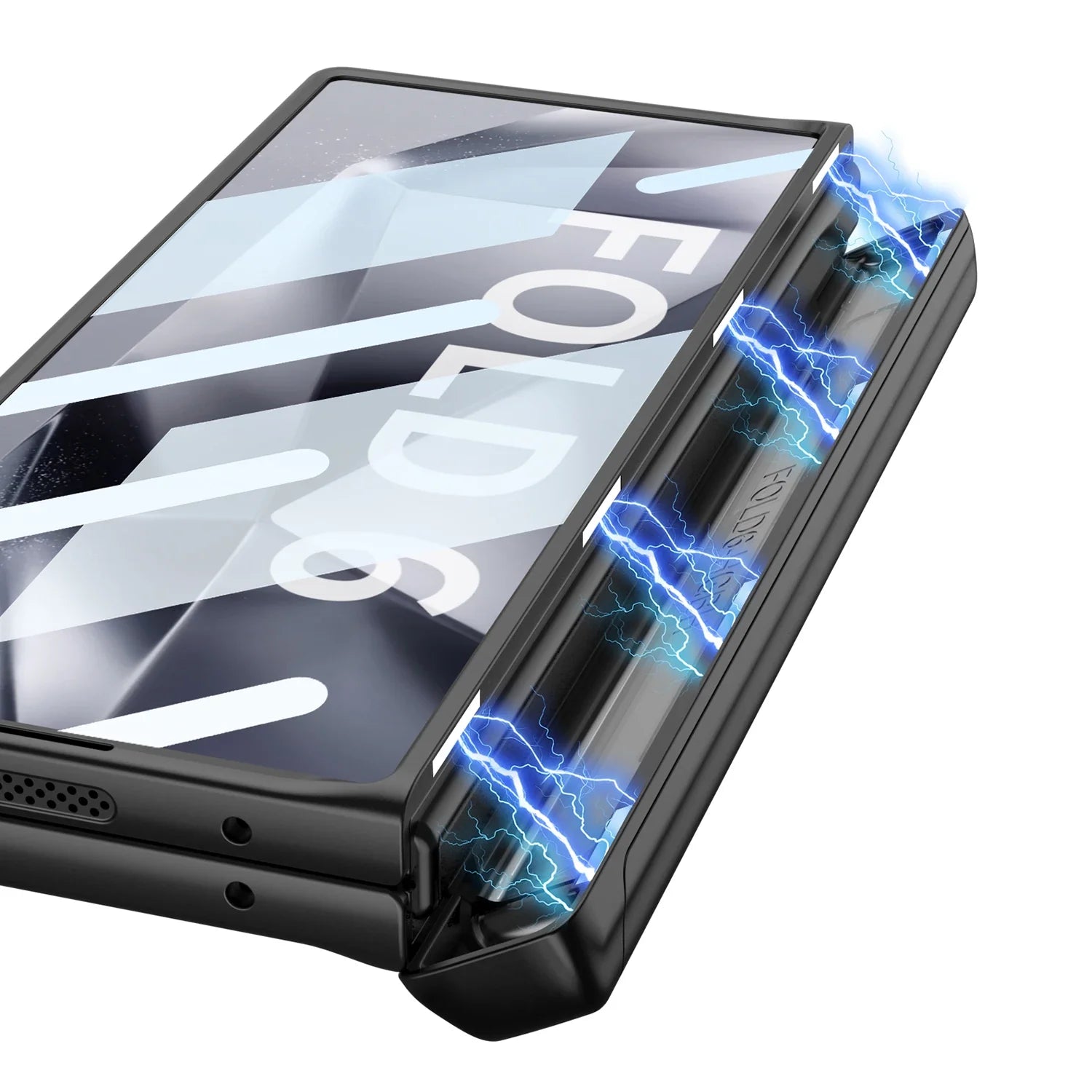 Armor with Hinge Protection and Pen Slot Case for Samsung Galaxy Z Fold 6