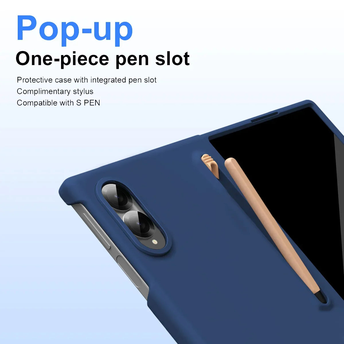 Ultra Slim Stylus Holder Case for Samsung Galaxy Z Fold 8 Series