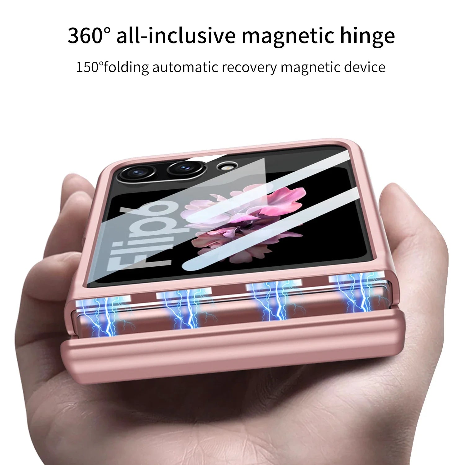 Shockproof Case with Magnetic Hinge Protection for Samsung Z Flip 6