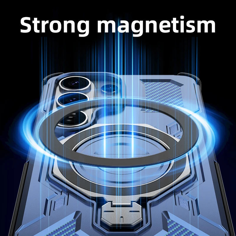 Samsung Galaxy S26 Ultra Kickstand Ring Case – Portable Armor Back Cover - Odin case