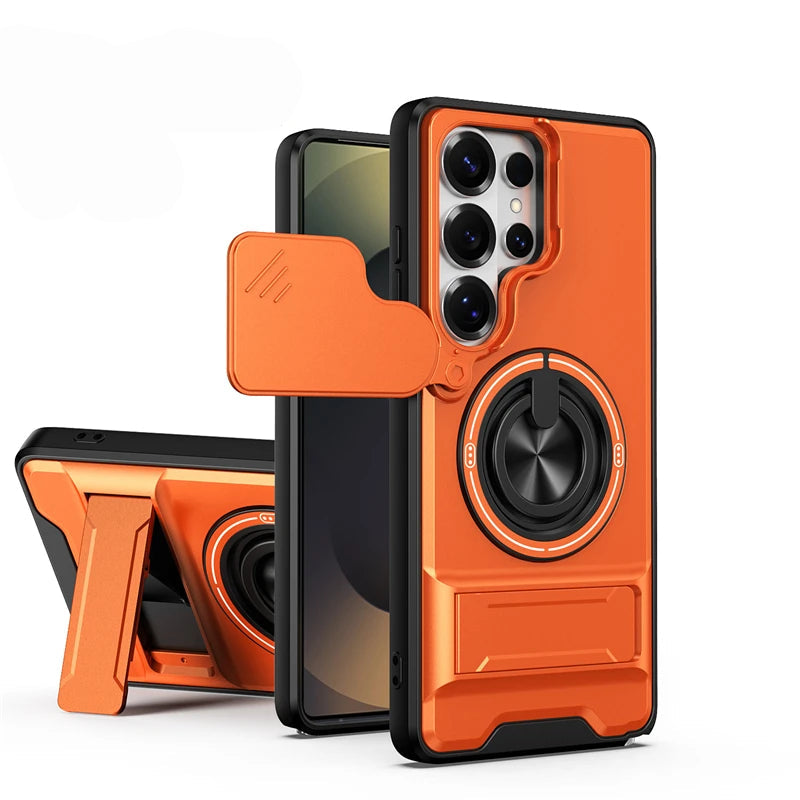 Samsung Galaxy S Ultra MagSafe CamShield Case – Ring Stand Cover