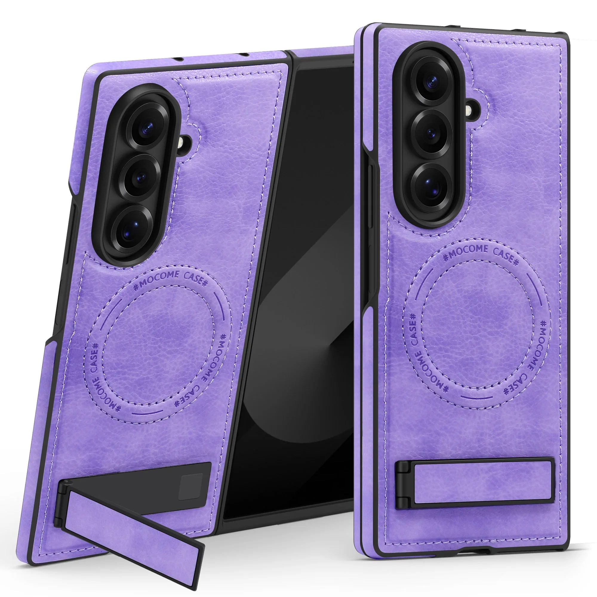 FoldLux Pro – Leather MagSafe Kickstand Case for Galaxy Z Fold