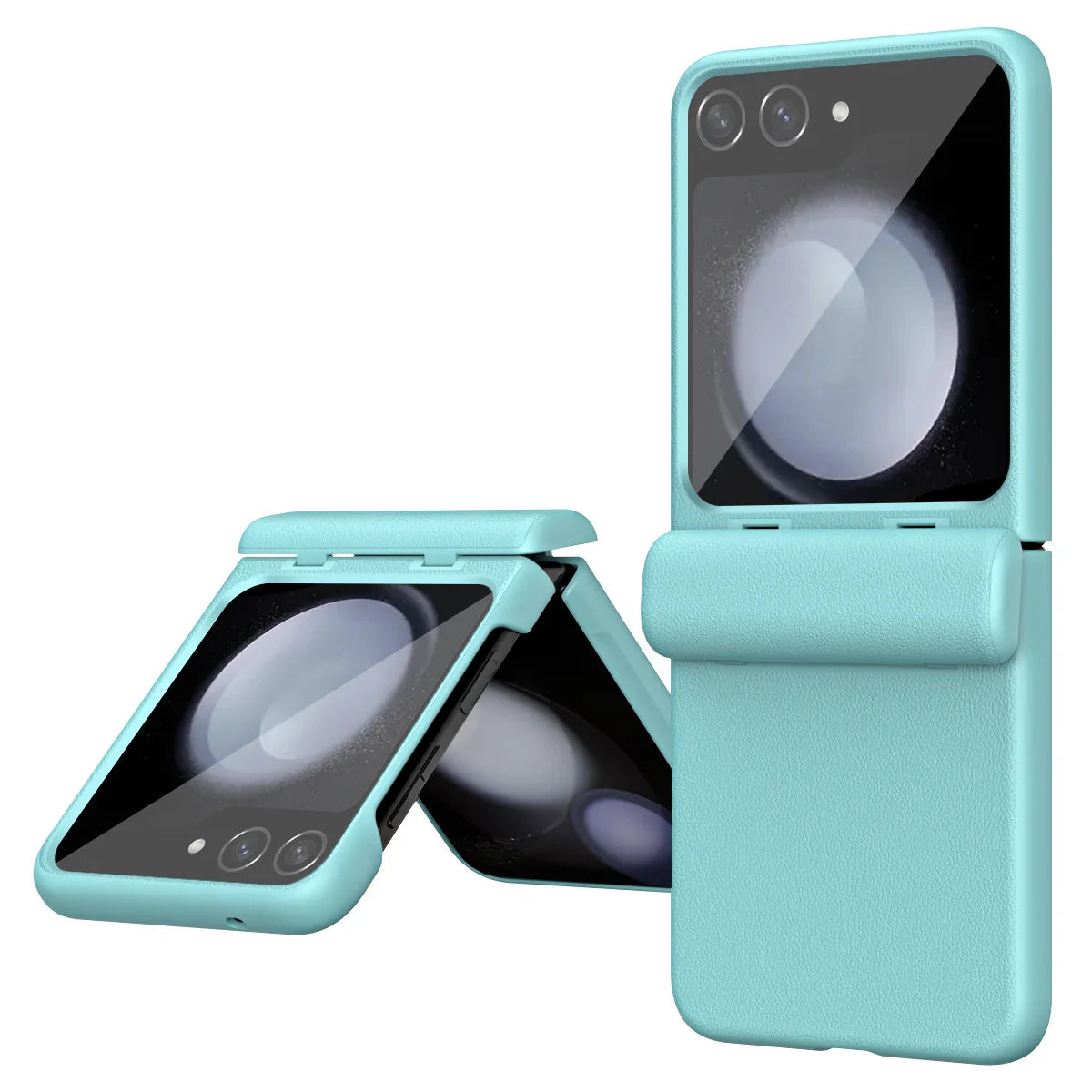 Leather Case with Hinge Protection For Samsung Z Flip 6