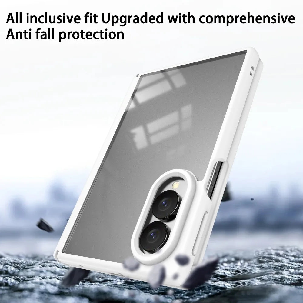 Slim Transparent ArmorGuard Full Cover Case for Samsung Galaxy Z Fold 8