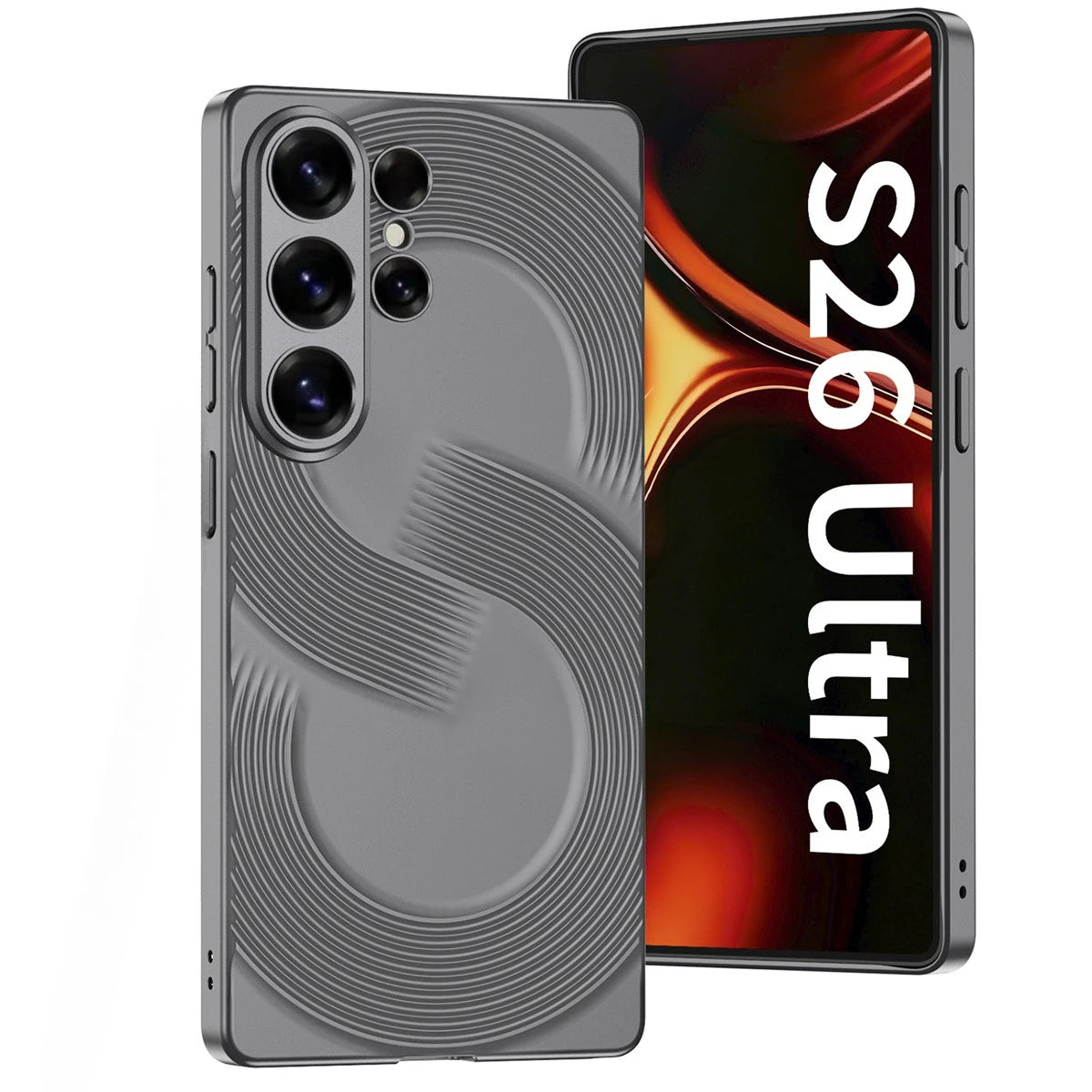 Samsung Galaxy S26 Ultra Fashion Armor Case – Matte Plastic Back Cover