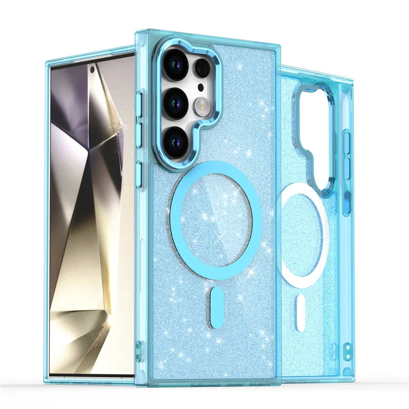 GlimmaLux – Sparkling Magnetic MagSafe Case for Galaxy S Series