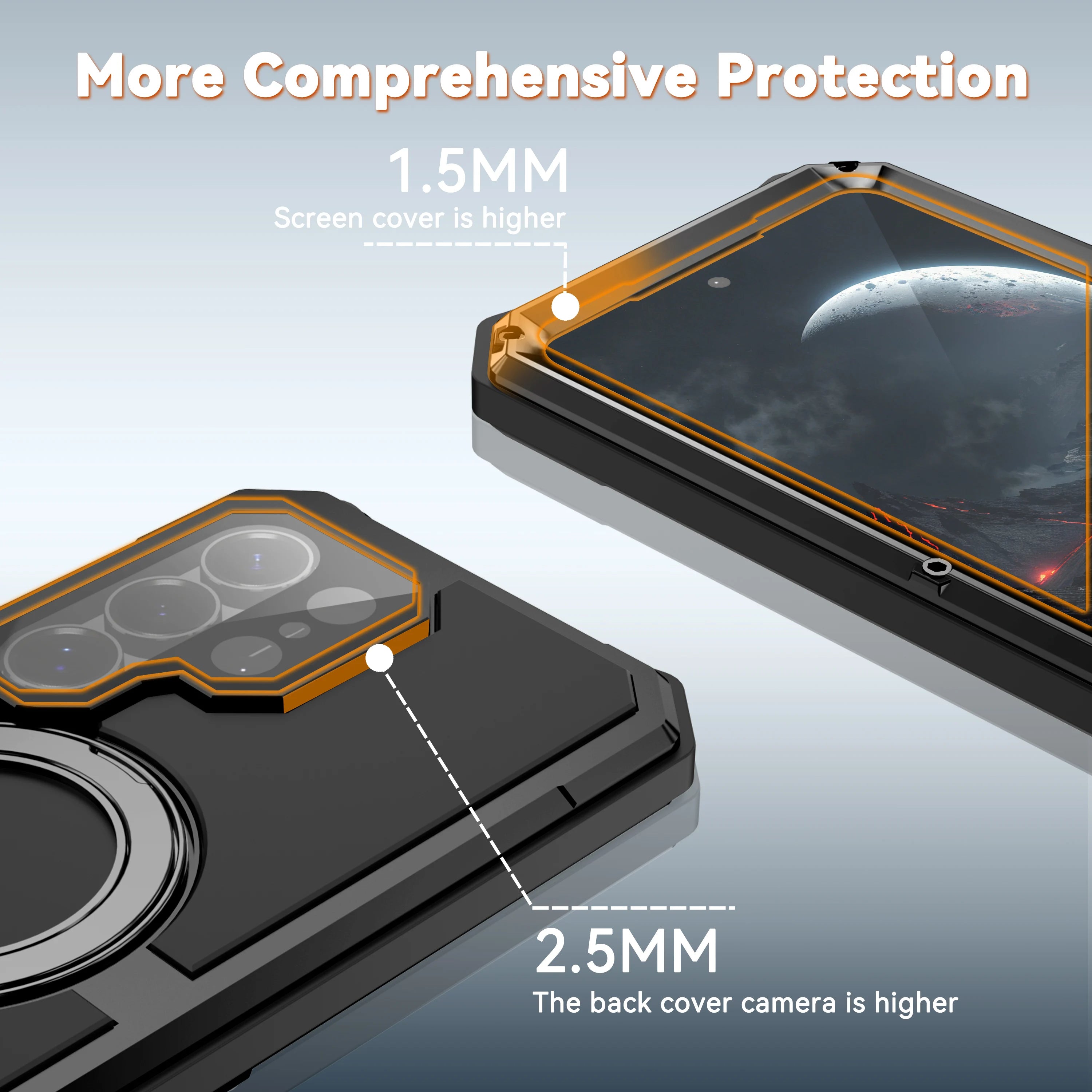 Samsung Galaxy S26 Ultra Metal Frame MagSafe Case – Aluminum Bracket Cover