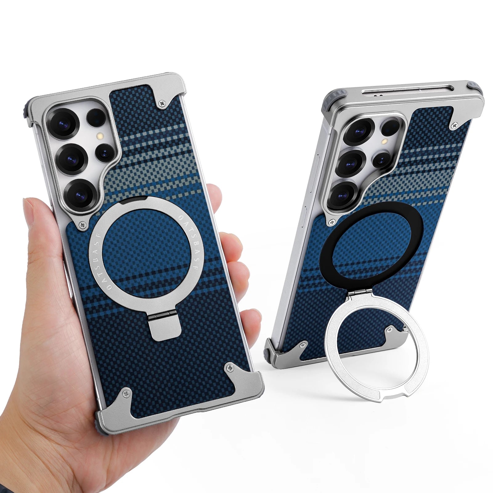MagFrame Carbon – Sleek Frameless MagSafe Case for Galaxy S25 Ultra