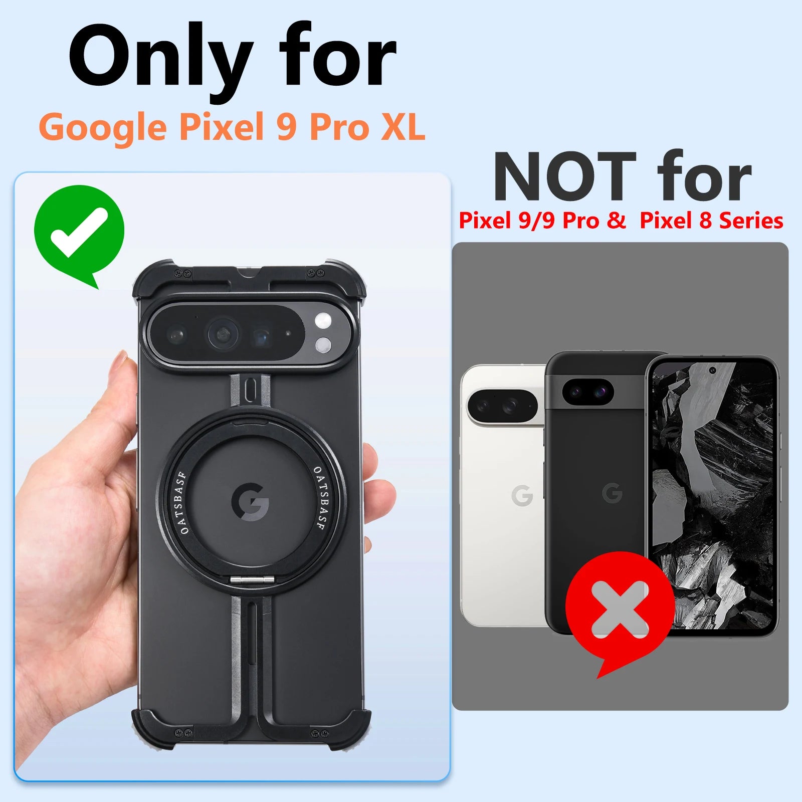 Premium Frameless Case For Google Pixel 9 Series
