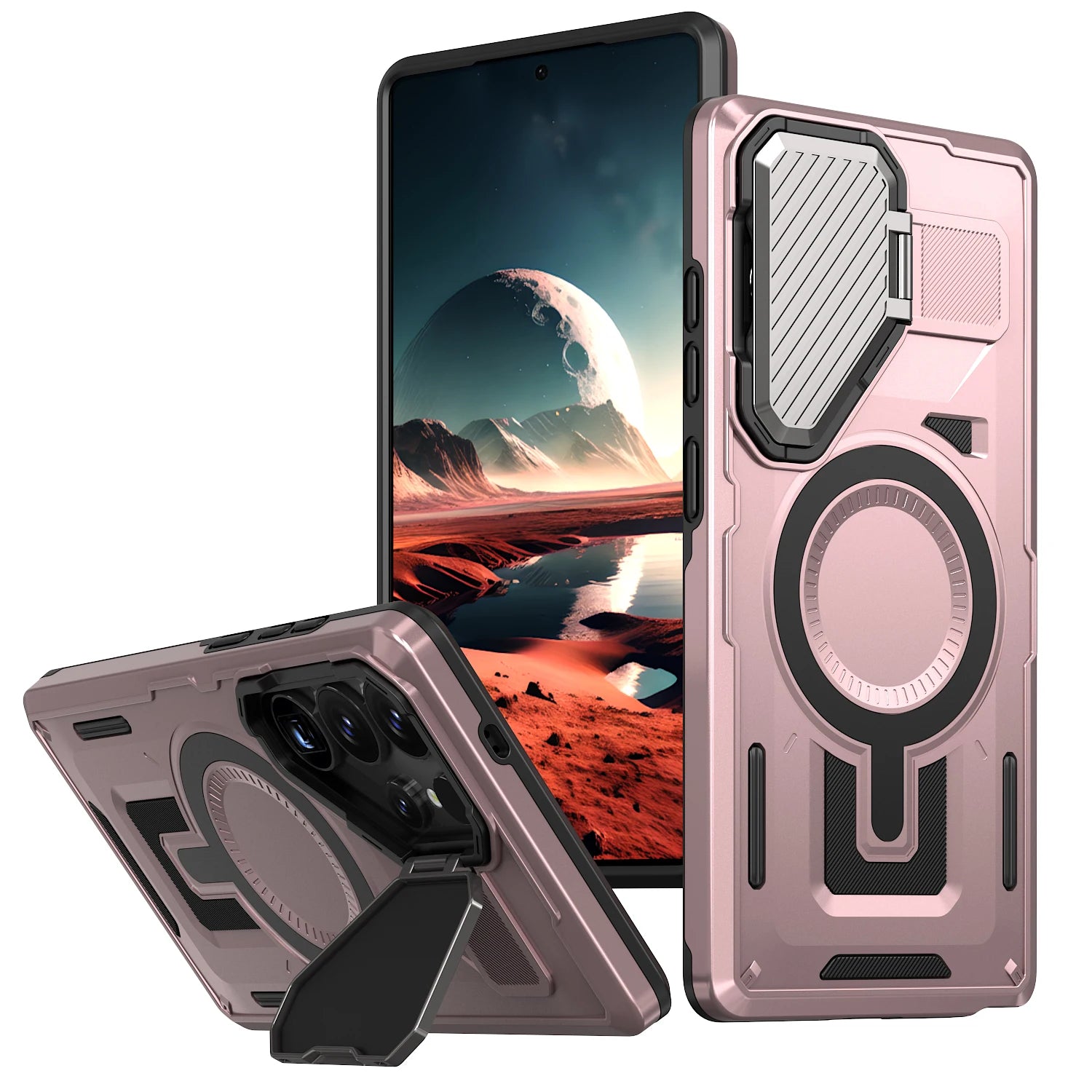 Samsung Galaxy S26 Ultra MagSafe Case – Rotatable Stand Holder Cover