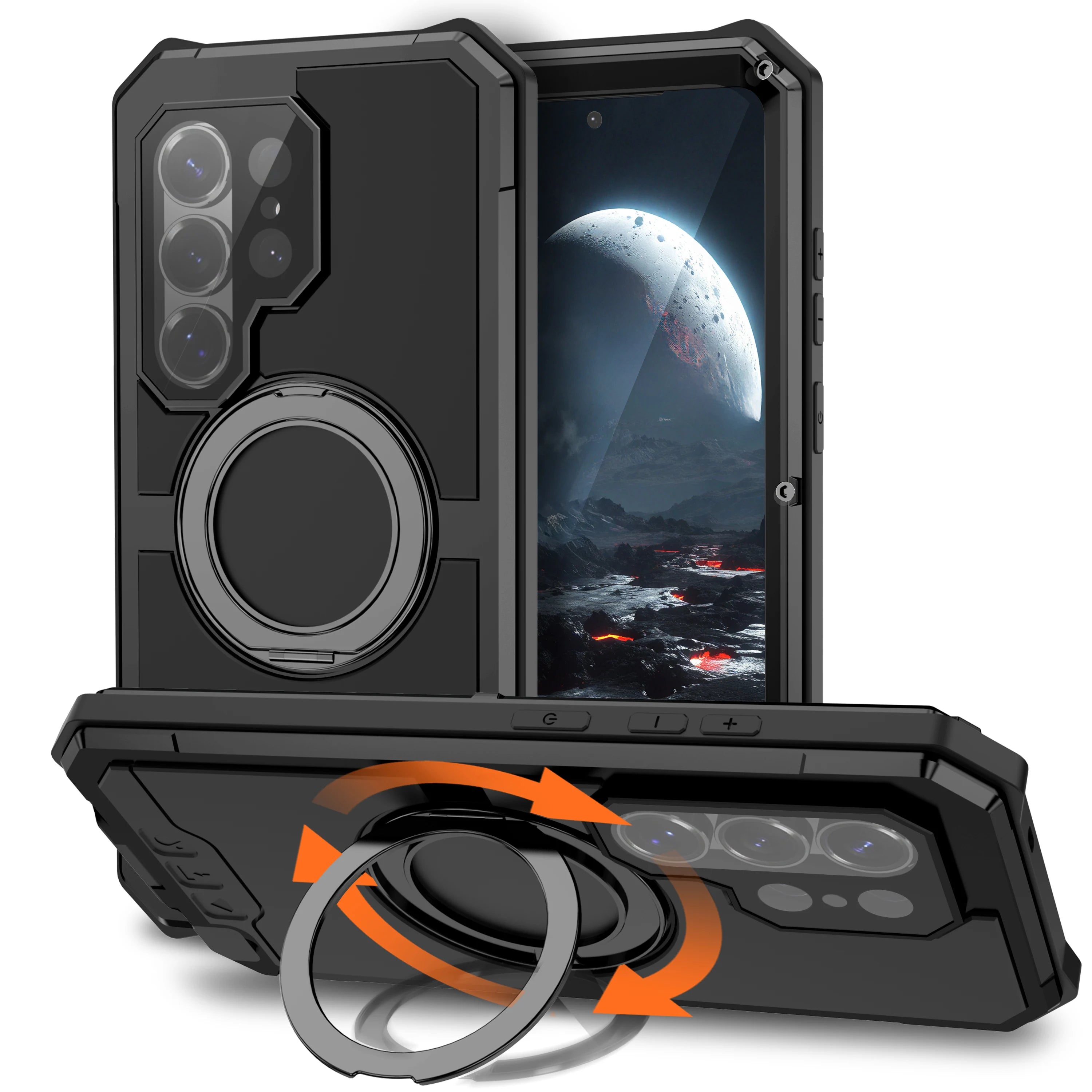 Samsung Galaxy S26 Ultra Metal Frame MagSafe Case – Aluminum Bracket Cover