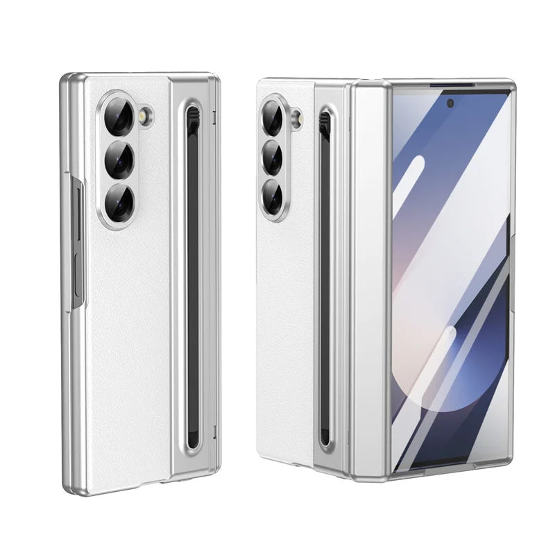 Premium Leather Case with Pen Slot & Full Protection for Z Fold