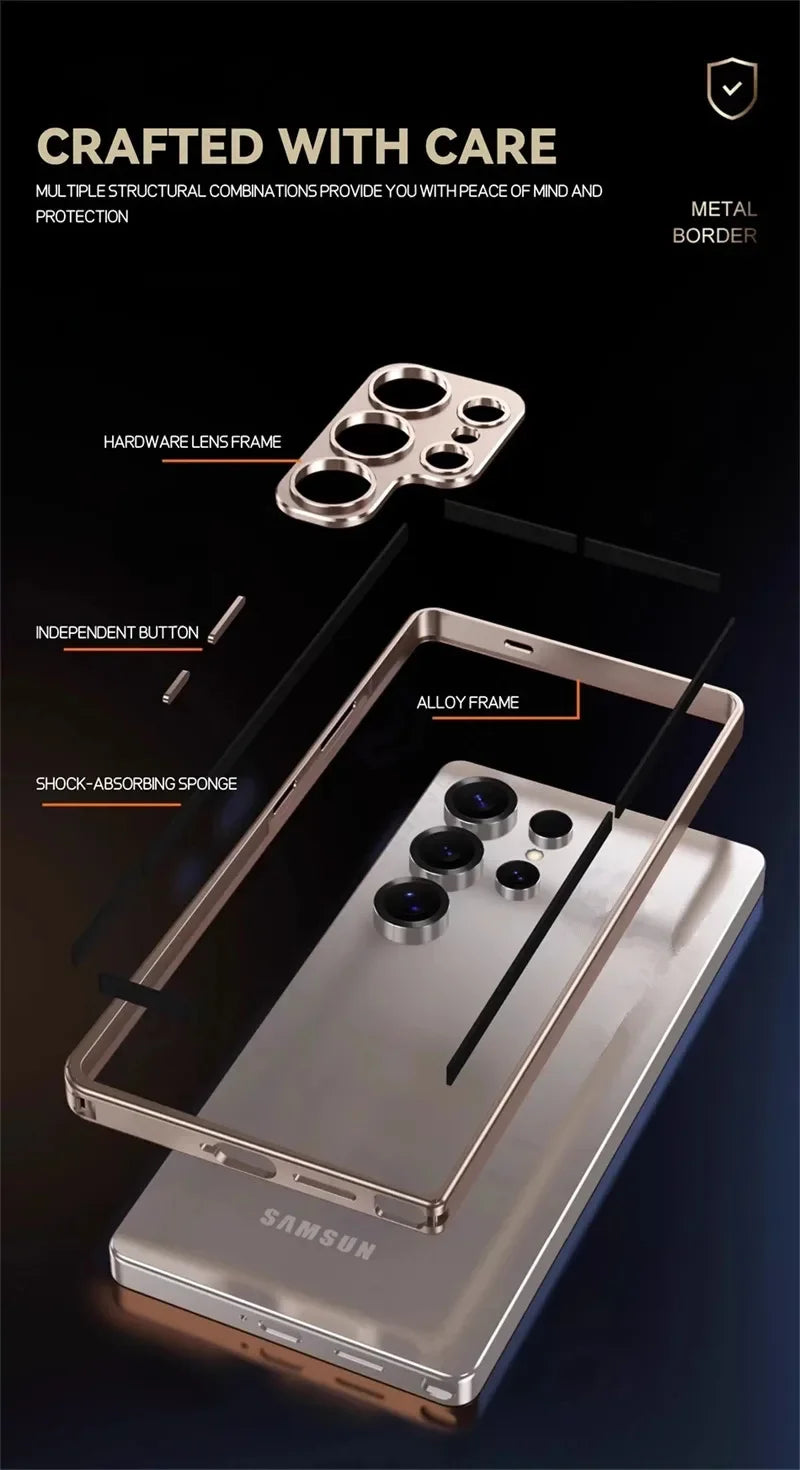 Aluminium Alloy Frame Bumper Case for Samsung Galaxy S Series