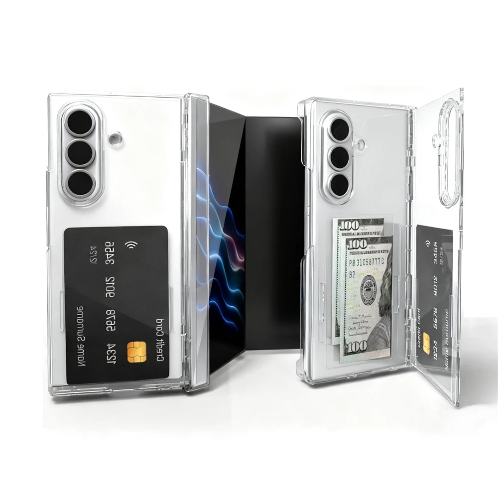 Samsung Galaxy Z TriFold Flip Case with Stand & Card Slots