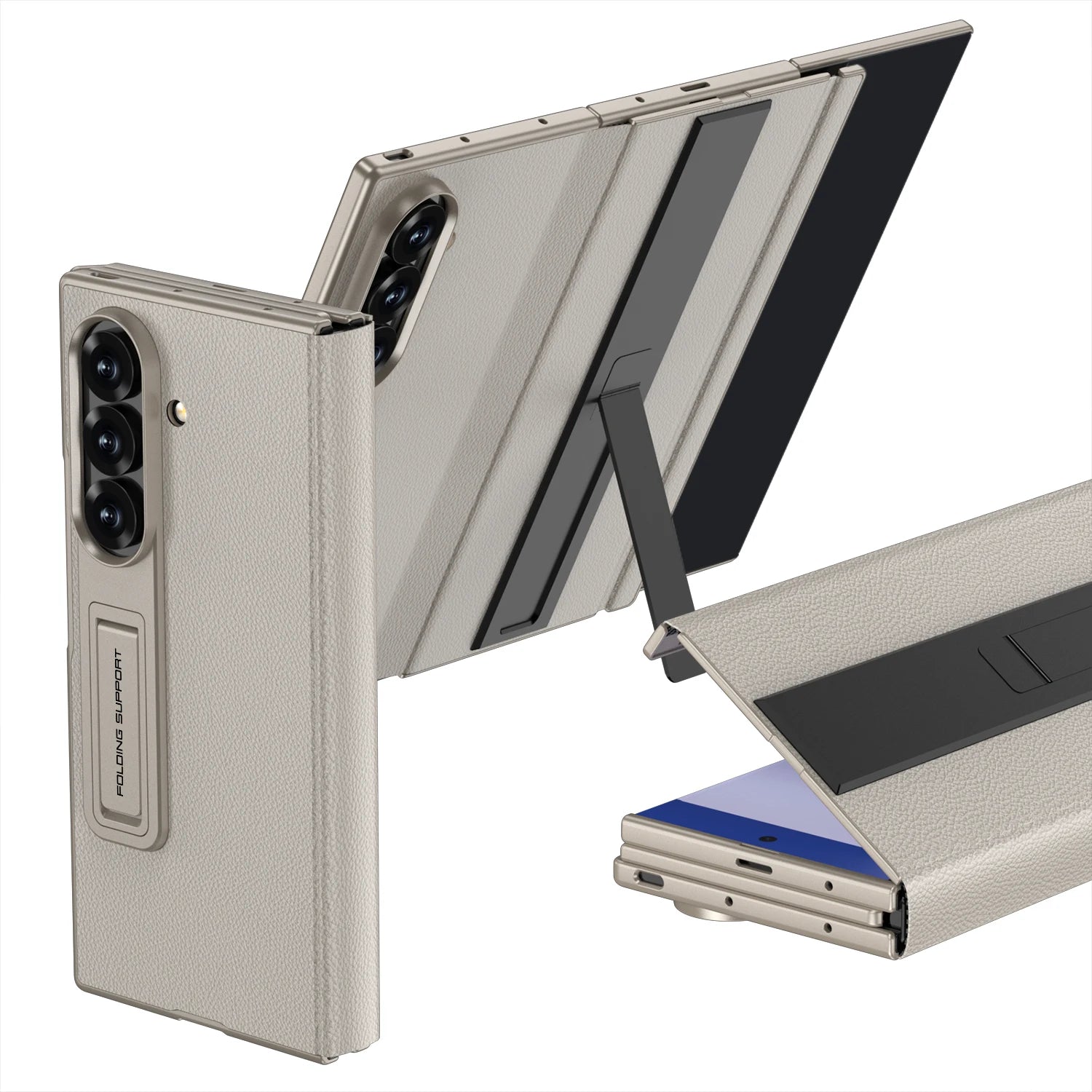 Samsung Galaxy Z TriFold Magnetic Leather Case – Full Cover Design