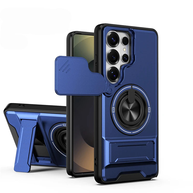 Samsung Galaxy S Ultra MagSafe CamShield Case – Ring Stand Cover