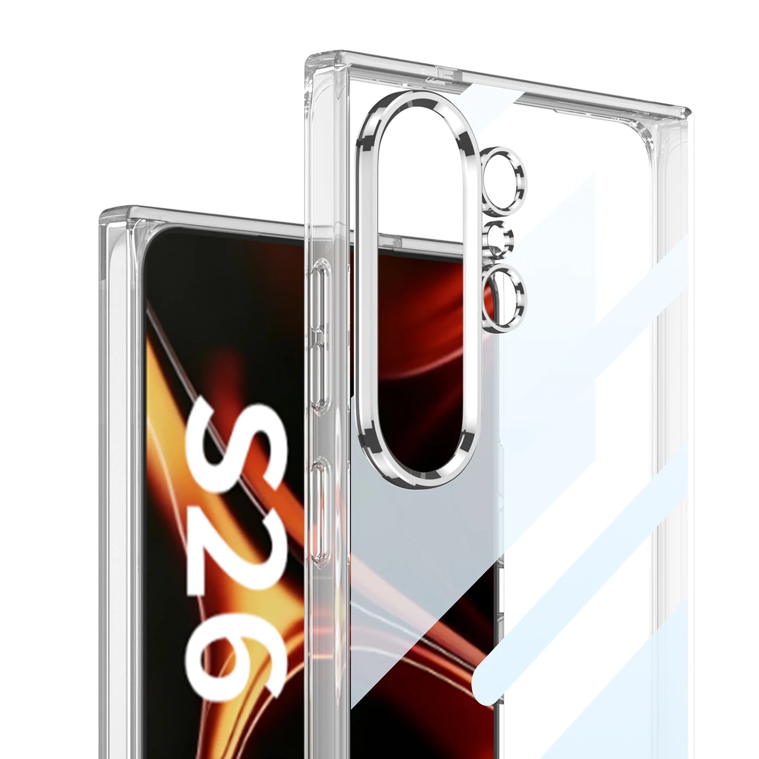 Samsung Galaxy S26 Ultra Luxury Clear TPU Case – Soft Silicone Back Cover - Odin case