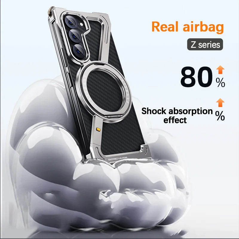 Frameless MagSafe-Compatible Shockproof Case for Galaxy Z Fold