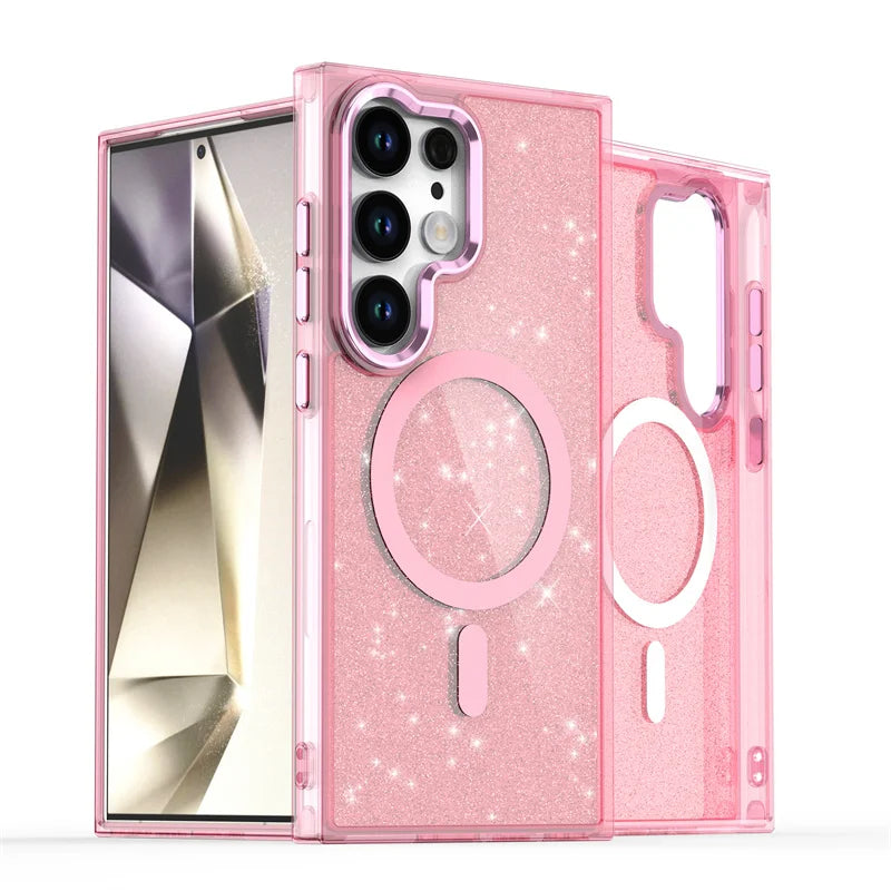 GlimmaLux – Sparkling Magnetic MagSafe Case for Galaxy S Series