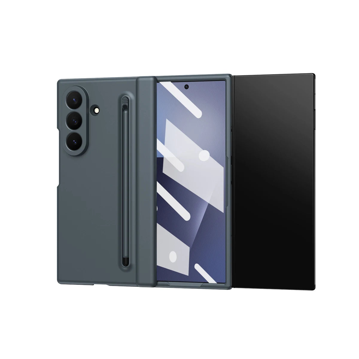 Samsung Galaxy Z TriFold Skin-Feel Case with Stand & Pen Slot