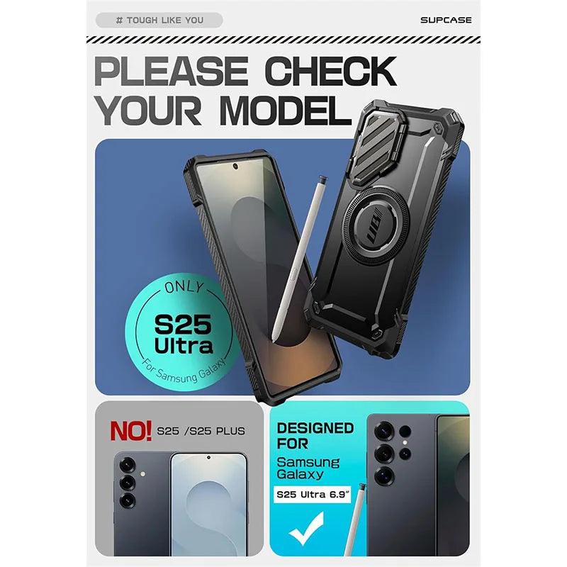 FortiGrip XT Rugged Case for Samsung Galaxy S25 Ultra