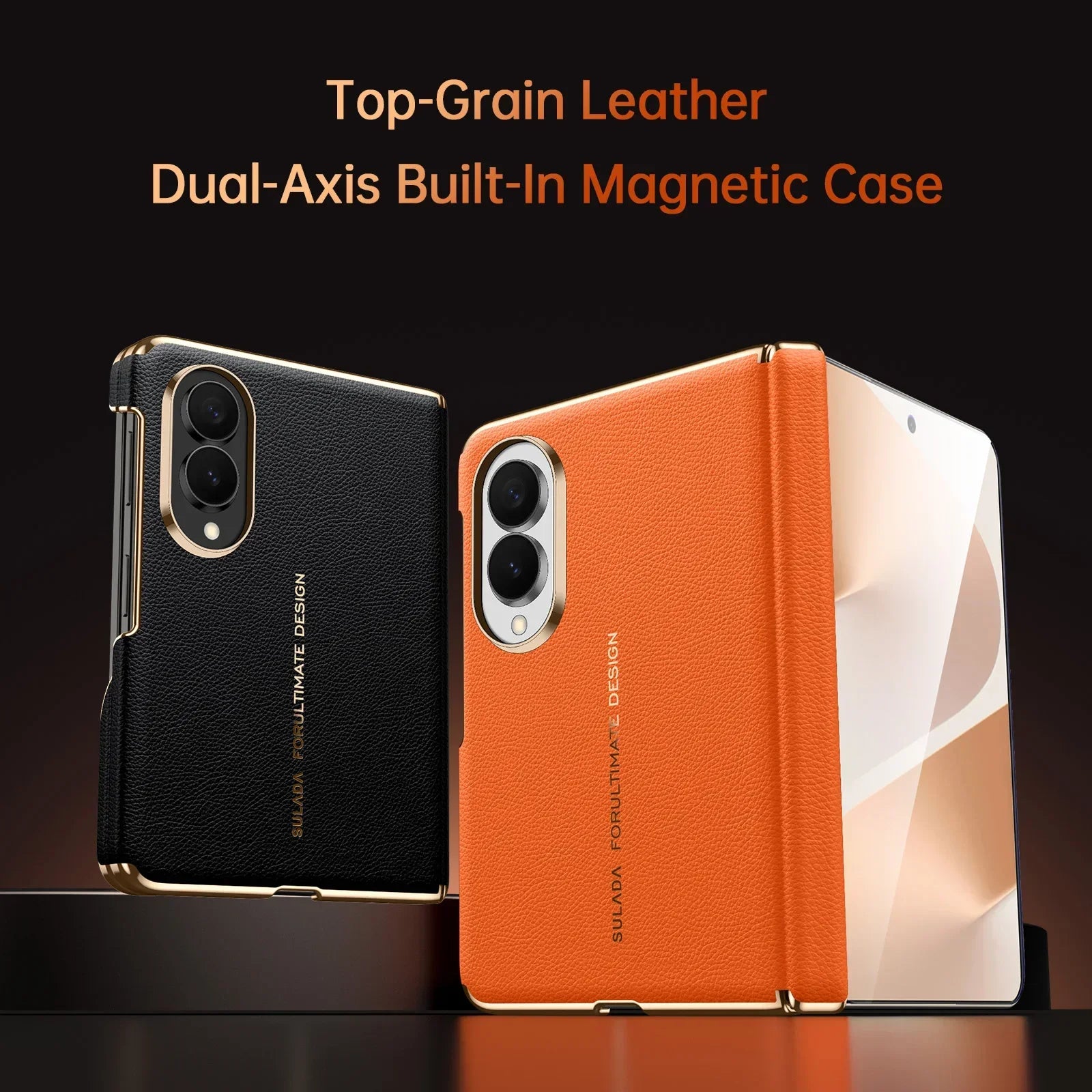 Samsung Galaxy Z Fold 8 Premium Leather MagSafe Case