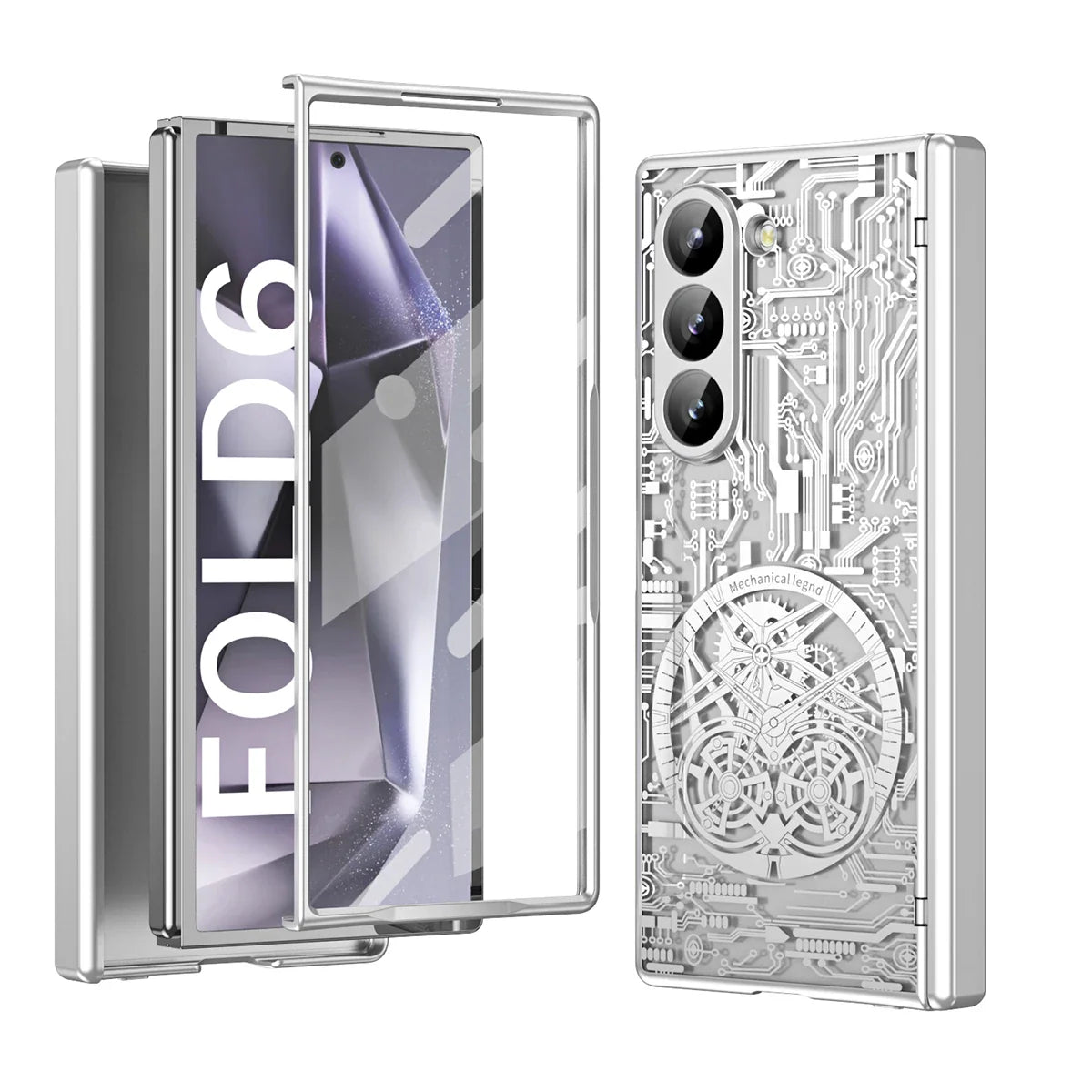 Samsung Galaxy Z Fold6 Mechanical Legend Electroplated Plastic Case Samsung Galaxy Z Fold6 Mechanical Legend Electroplated Plastic Case
