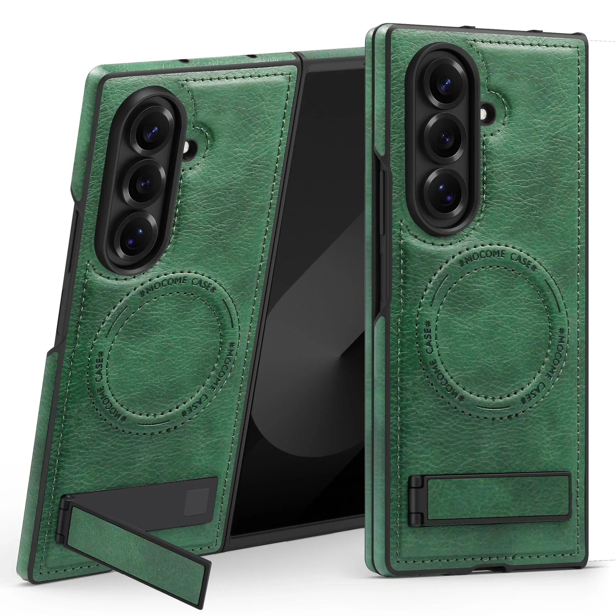 FoldLux Pro – Leather MagSafe Kickstand Case for Galaxy Z Fold
