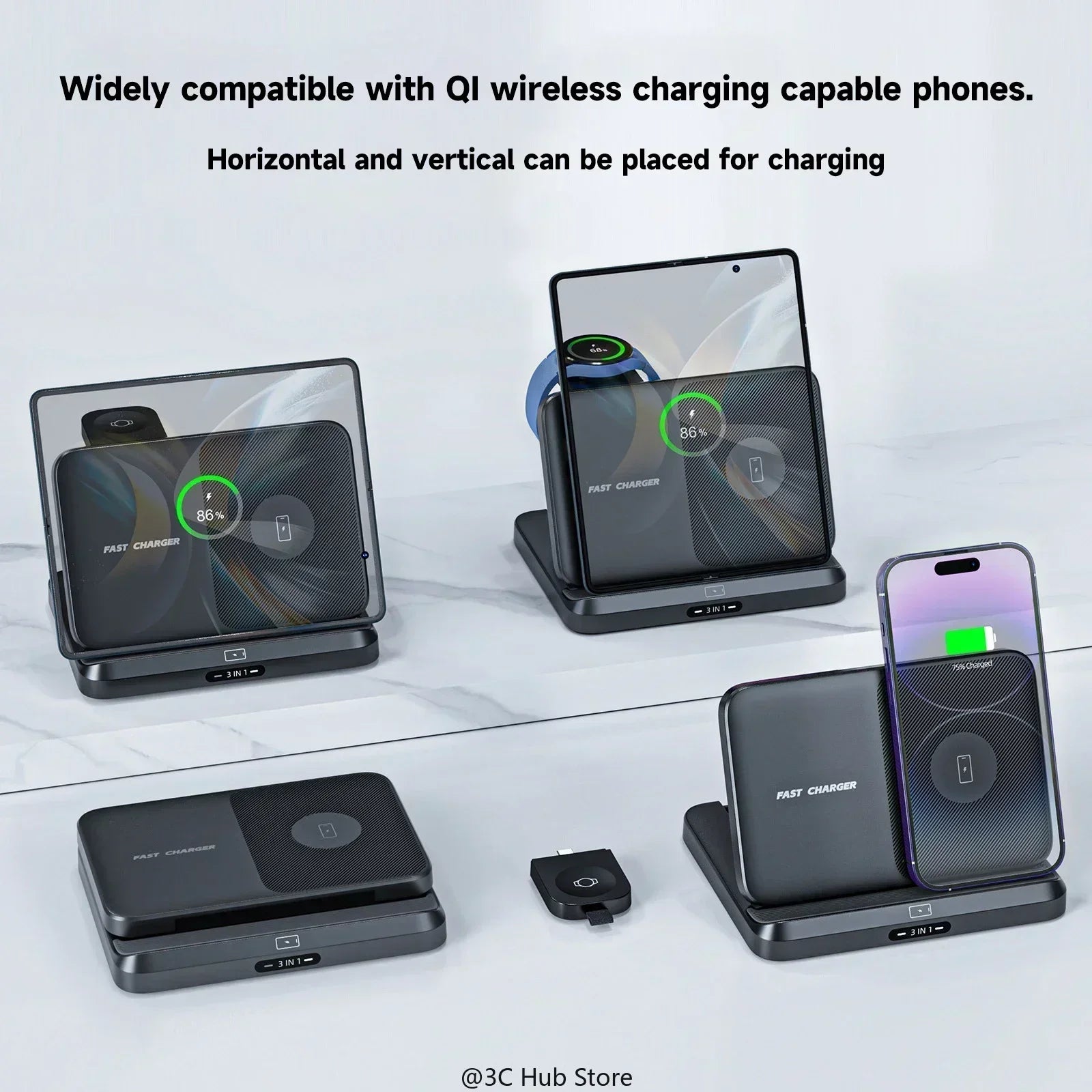 Premium 3 in 1 Wireless Charger for Z Fold Series