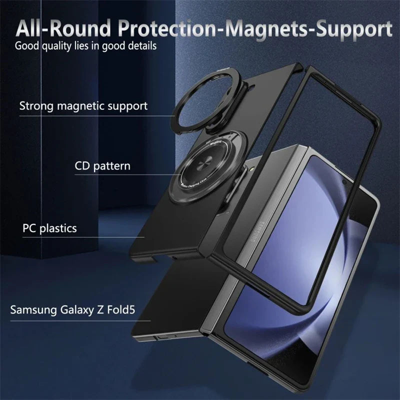 Full Protection Magsafe Case with Kickstand for Galaxy Z Fold 6