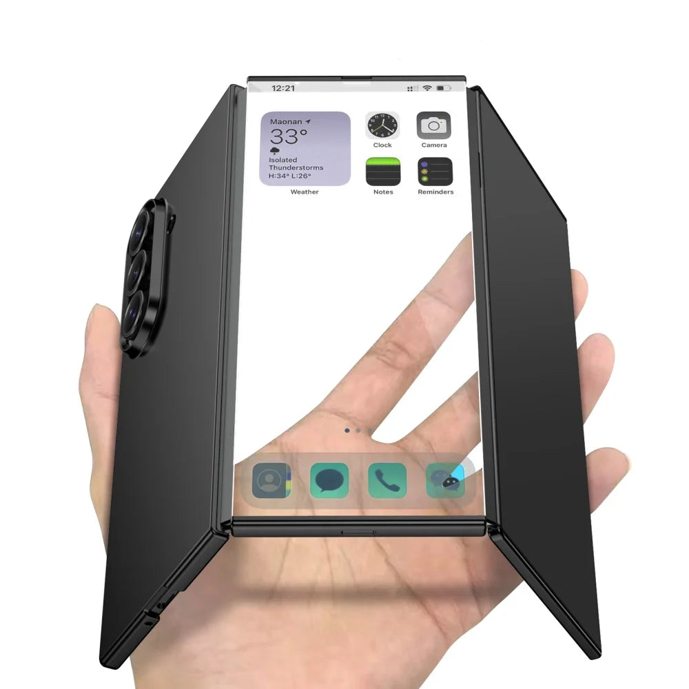 Samsung Galaxy Z TriFold Ultra-Thin Glass Case – Full Coverage Design