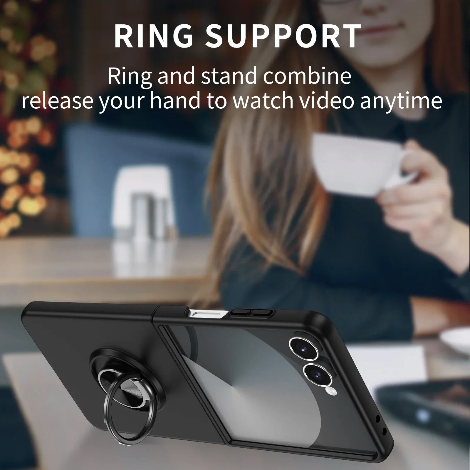 Rugged Ring Stand Case for Galaxy Z Flip Series