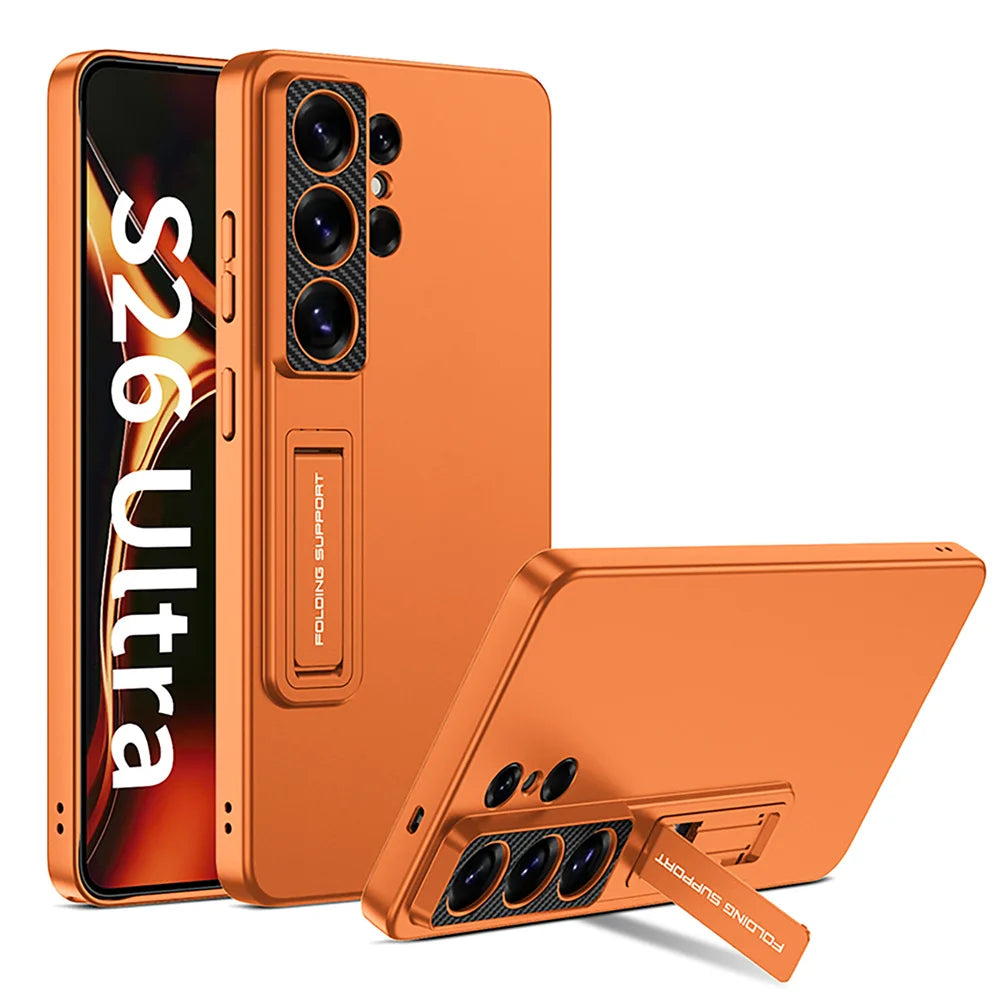 Samsung Galaxy S26 Ultra 本体とケース2個 Samsung Galaxy S26 Ultra Metallic Case – Invisible Folding Stand