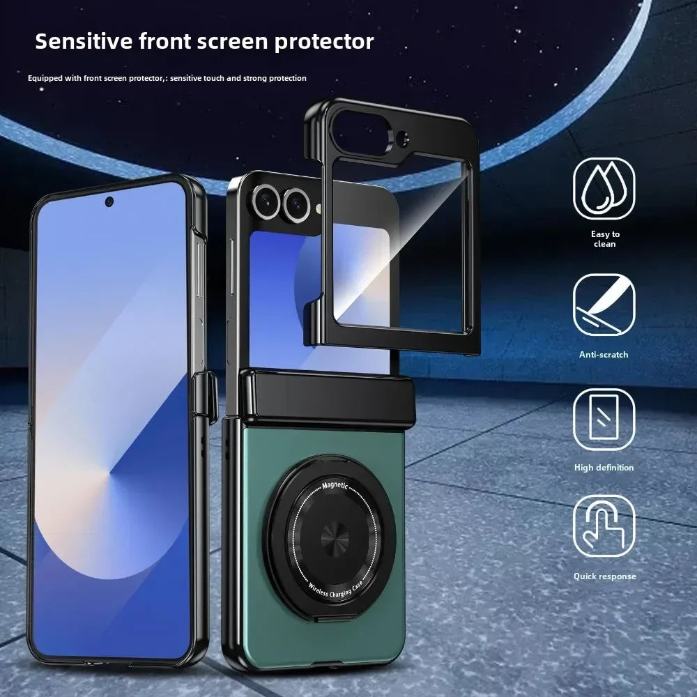 MagSafe Magnetic Ring Armor Case for Samsung Galaxy Z Flip 8