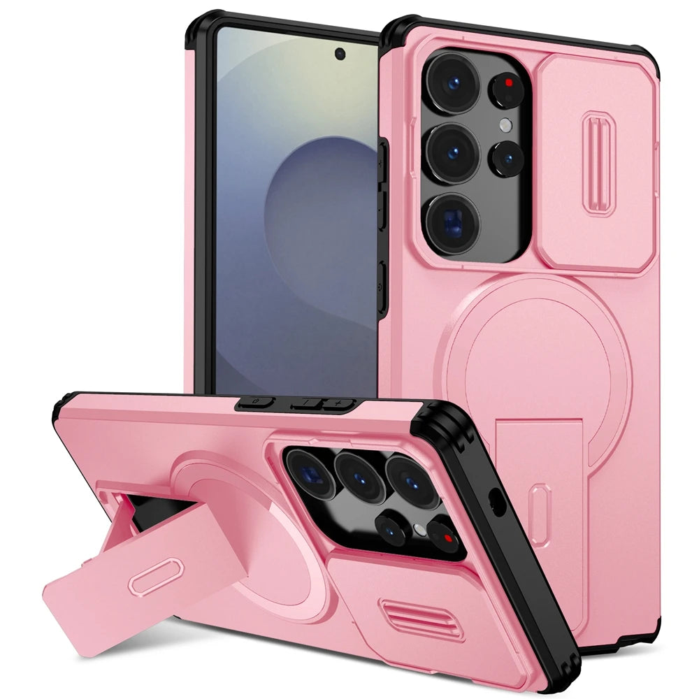 Samsung Galaxy S26 Ultra MagSafe Armor Case – Magnetic Stand - Odin case