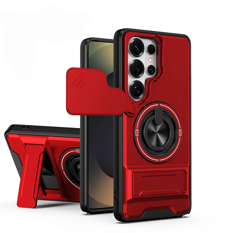 Samsung Galaxy S Ultra MagSafe CamShield Case – Ring Stand Cover