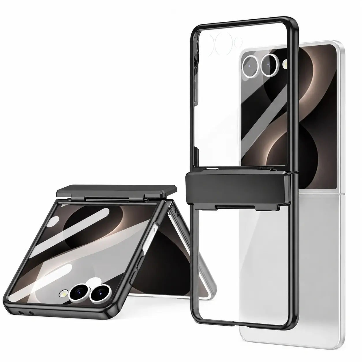 Transparent Guard Case with Screen Protection for Samsung Galaxy Z Flip 8