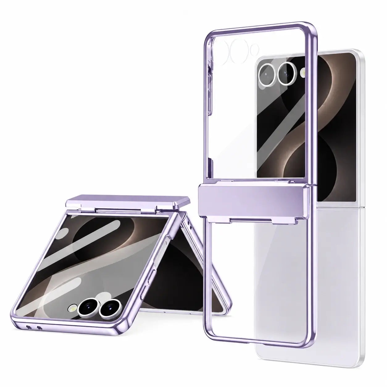 Transparent Guard Case with Screen Protection for Samsung Galaxy Z Flip 8