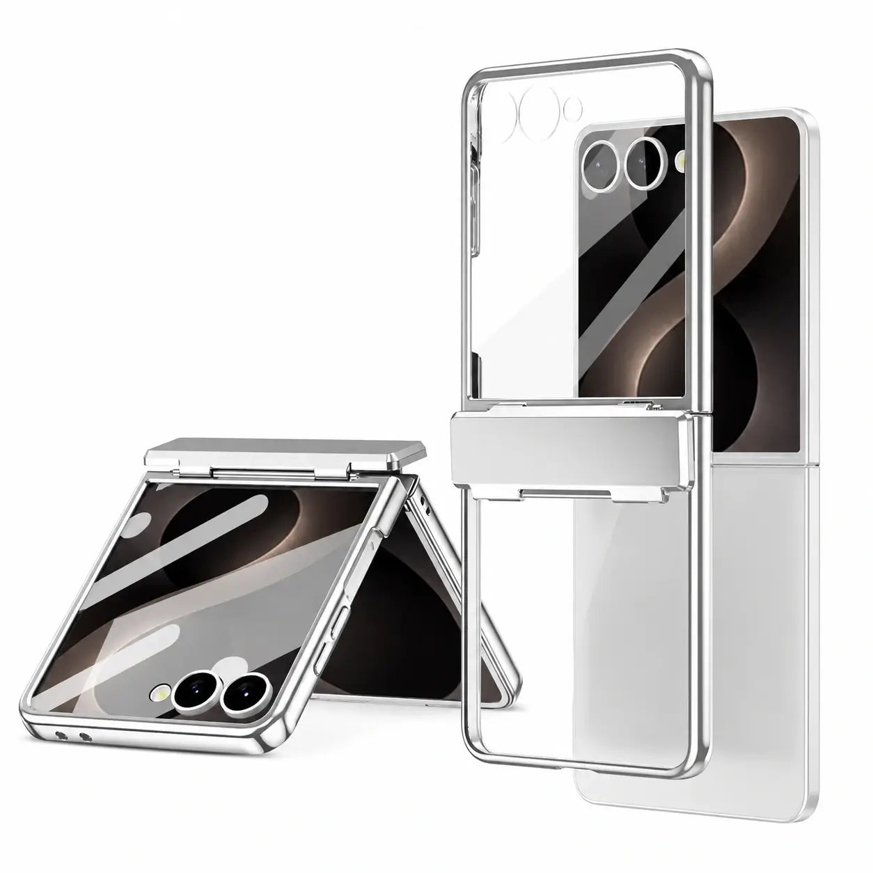 Transparent Guard Case with Screen Protection for Samsung Galaxy Z Flip 8