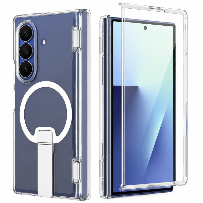 MagSafe Transparent Magnetic Case for Samsung Galaxy Z Fold 8 Ultra in Clear
