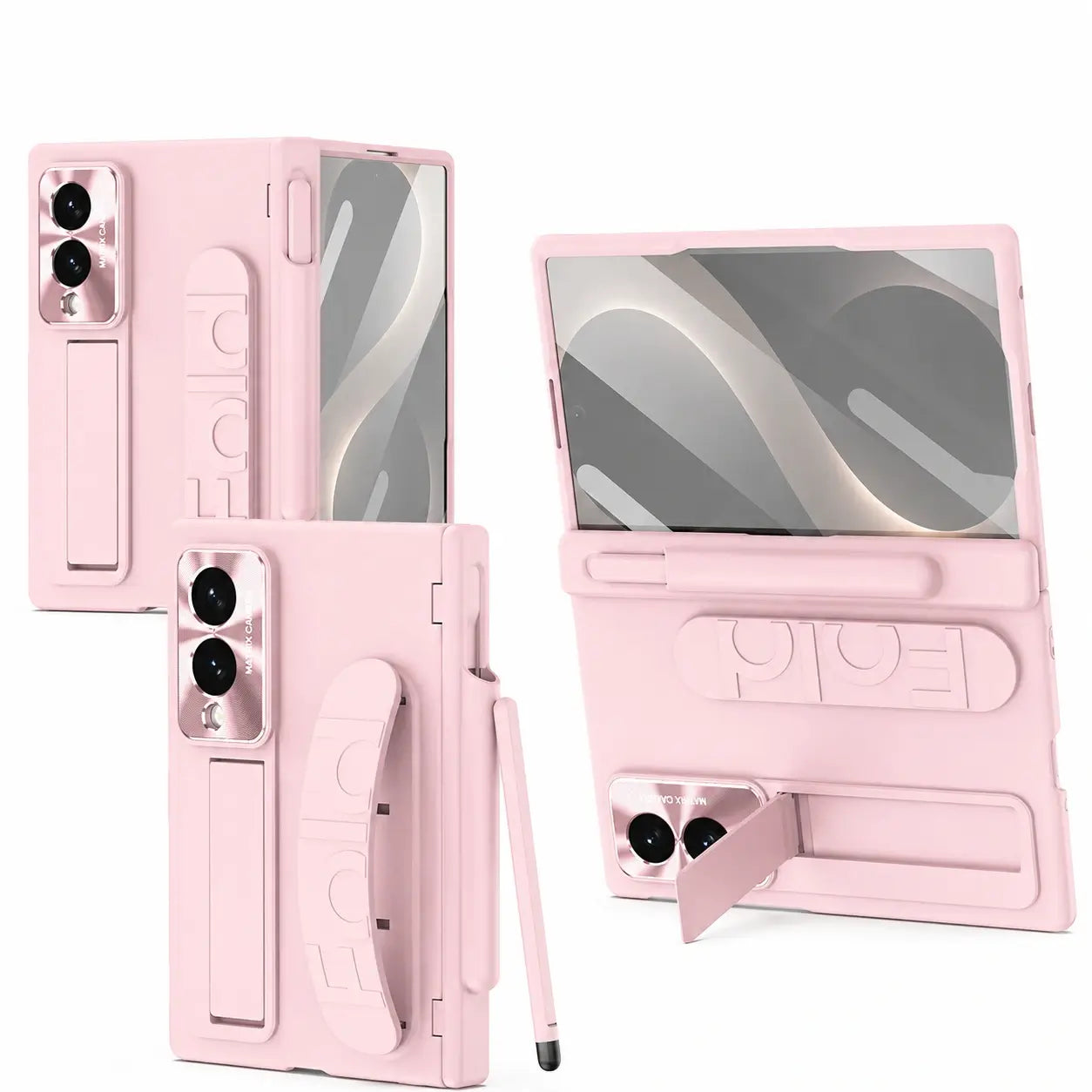 Wristband Kickstand Case with S Pen Holder for Samsung Galaxy Z Fold 8