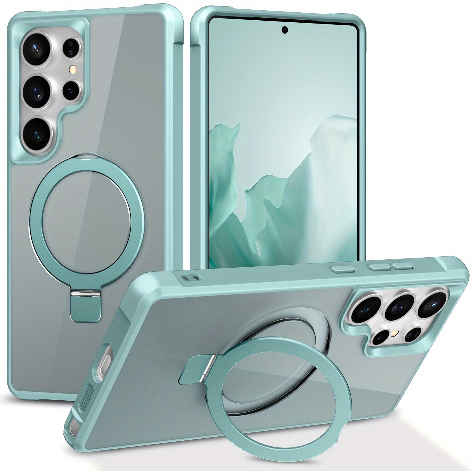 MagGuard Slim – MagSafe-Compatible Shockproof Stand Case for Galaxy S25/S24 Series